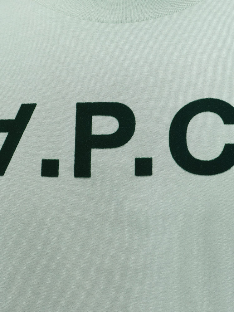 A.P.C. アーペーセー フロッキー ロゴ クルーネック 半袖 T