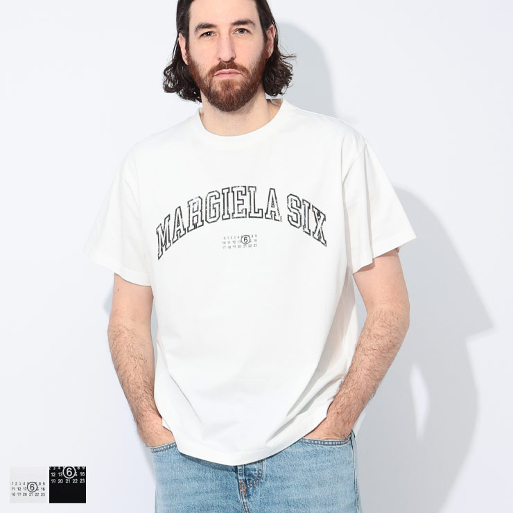 ◆MM6 Maison Margiela◆ロゴパッチ クルーネック Tシャツ エムエムシックス メゾン マルジェラ MM6 Maison Margiela MM6 T