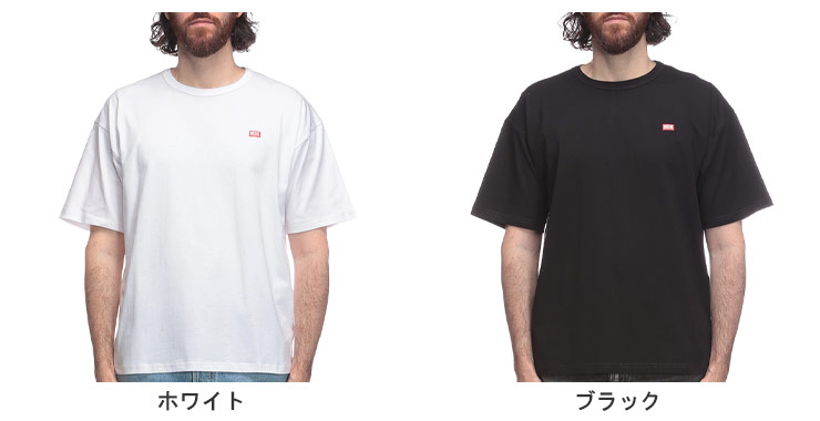 DIESEL（ディーゼル） ワンポイント ロゴ クルーネック 半袖 Tシャツ