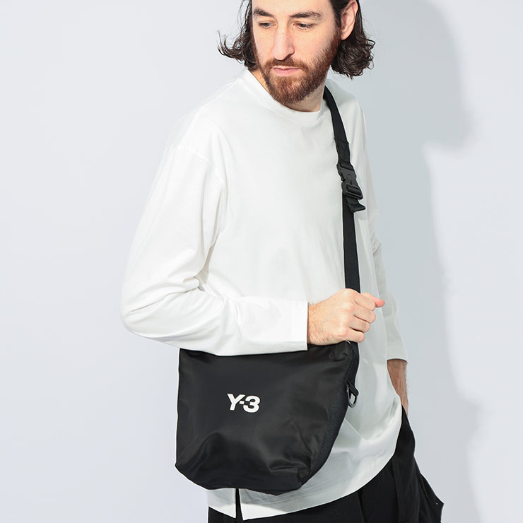 Y-3 ワイスリー ロゴ プリント ナイロン サコッシュ ショルダー