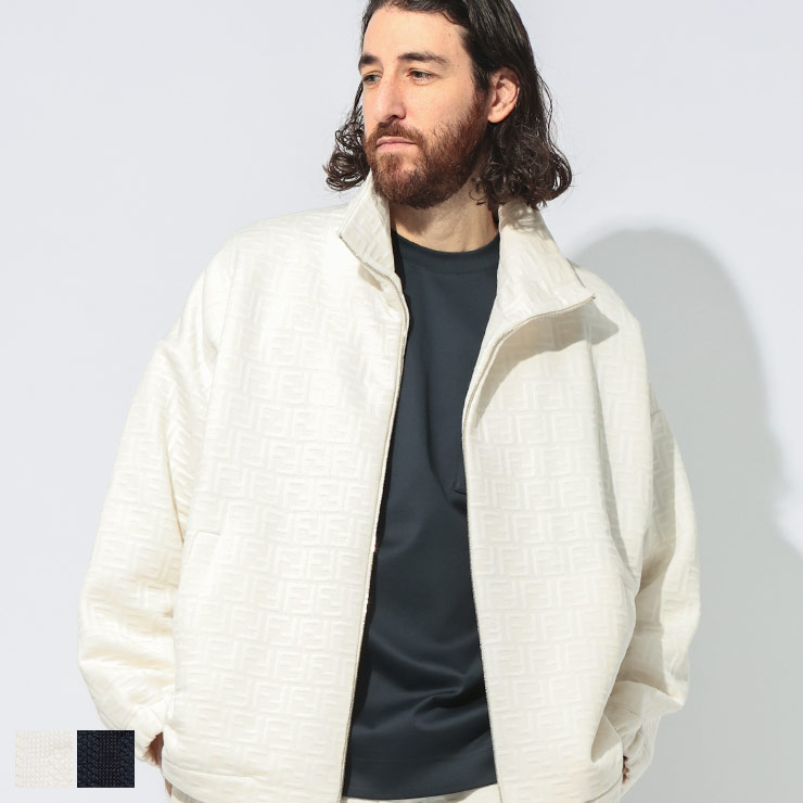 Fendi ベージュ ジップアップ ブルゾン Fendi ベージュ ジップアップ ブルゾン Fendi ベージュ ジップアップ