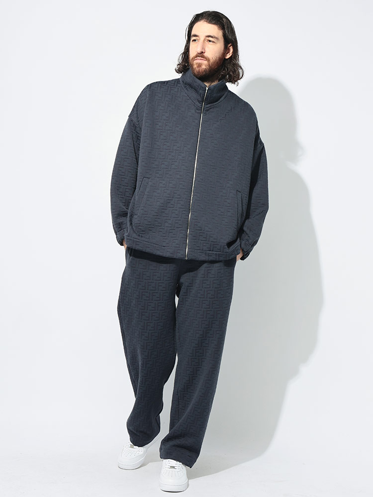 FENDI（フェンディ） ブルゾン メンズ モノグラムロゴ フルジップ
