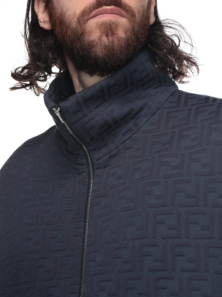 FENDI（フェンディ） ブルゾン メンズ モノグラムロゴ フルジップ