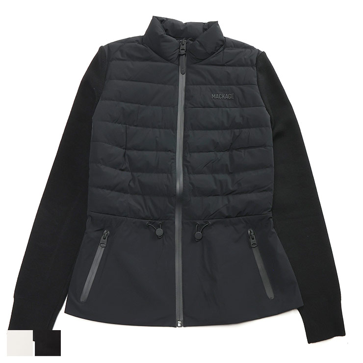 Mackage マッカージュ ハイブリッド ダウンジャケット カーディガン Mackage マッカージュ フロントダウン ハイブリット ニット ジャケット