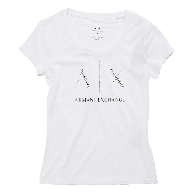ARMANI EXCHANGE アルマーニ エクスチェンジ ラインストーンロゴ