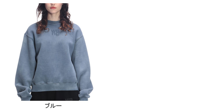 alexanderwang（アレキサンダー・ワン） 裏起毛 ワンポイント クルー
