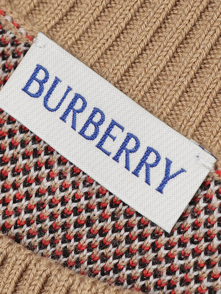 BURBERRY（バーバリー） エンブロイダード チェック クルーネック