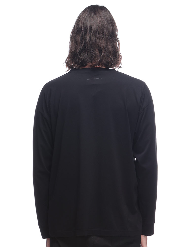 【新作】MM6メゾンマルジェラ　6ロゴTシャツ　ブラック　16 MM6 エムエムシックス メゾン マルジェラ メンズ Maison Margiela ワン