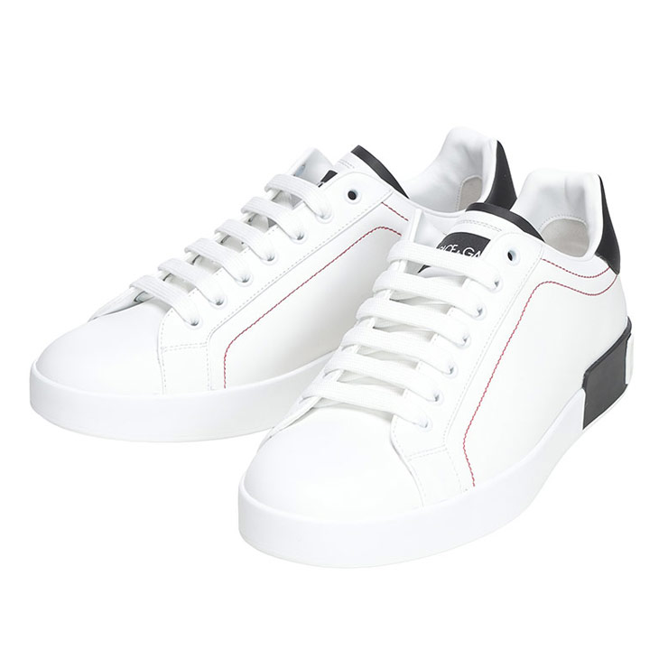 美品 ドルチェ＆ガッバーナ スニーカー レザー 伊製 10-25080305 DOLCE&GABBANA（ドルチェ & ガッバーナ） ドルチェ ＆ ガッバーナ