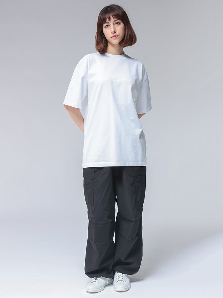 アレキサンダーワン 22SS ラインストーンロゴベロアショートTシャツ レディース XS Alexander Wang - アレキサンダーワン 22SS ラインストーンロゴベロア