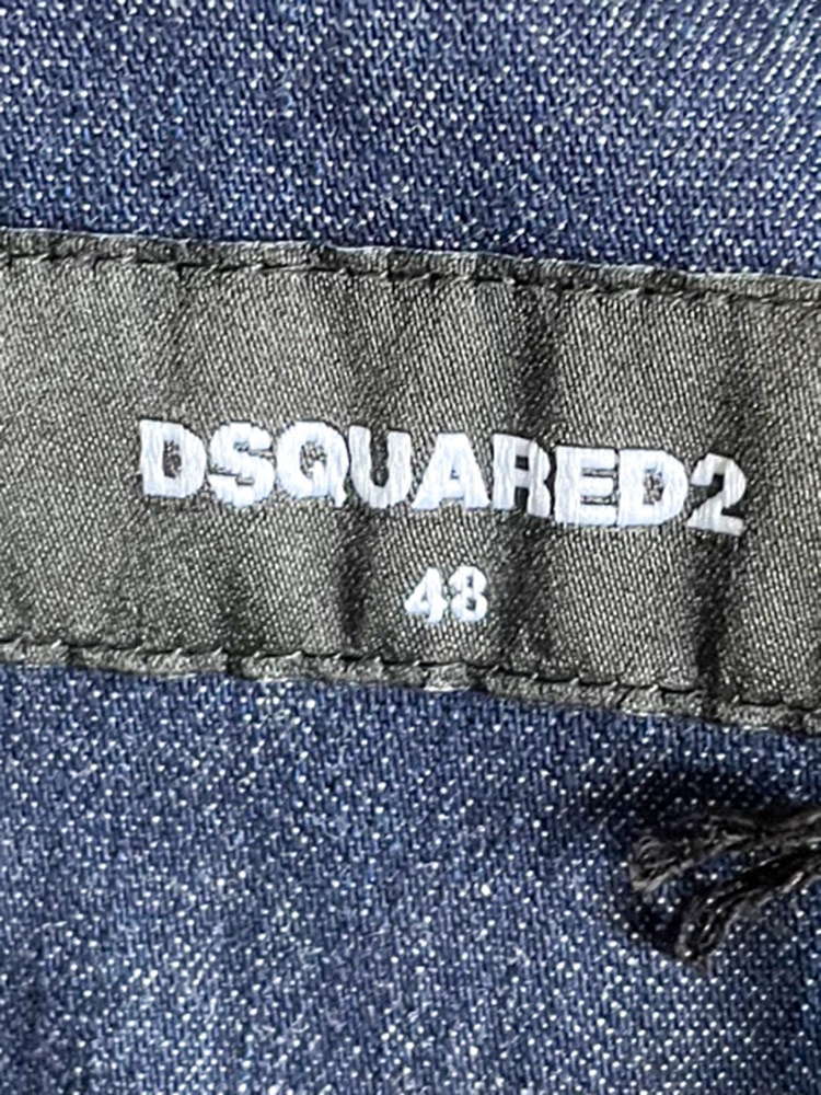 DSQUARED2（ディースクエアード） フルボタン 長袖 デニムシャツ RELAX