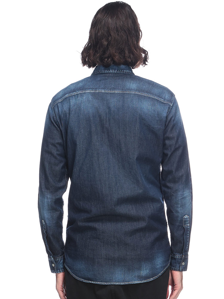 DSQUARED2（ディースクエアード） フルボタン 長袖 デニムシャツ RELAX