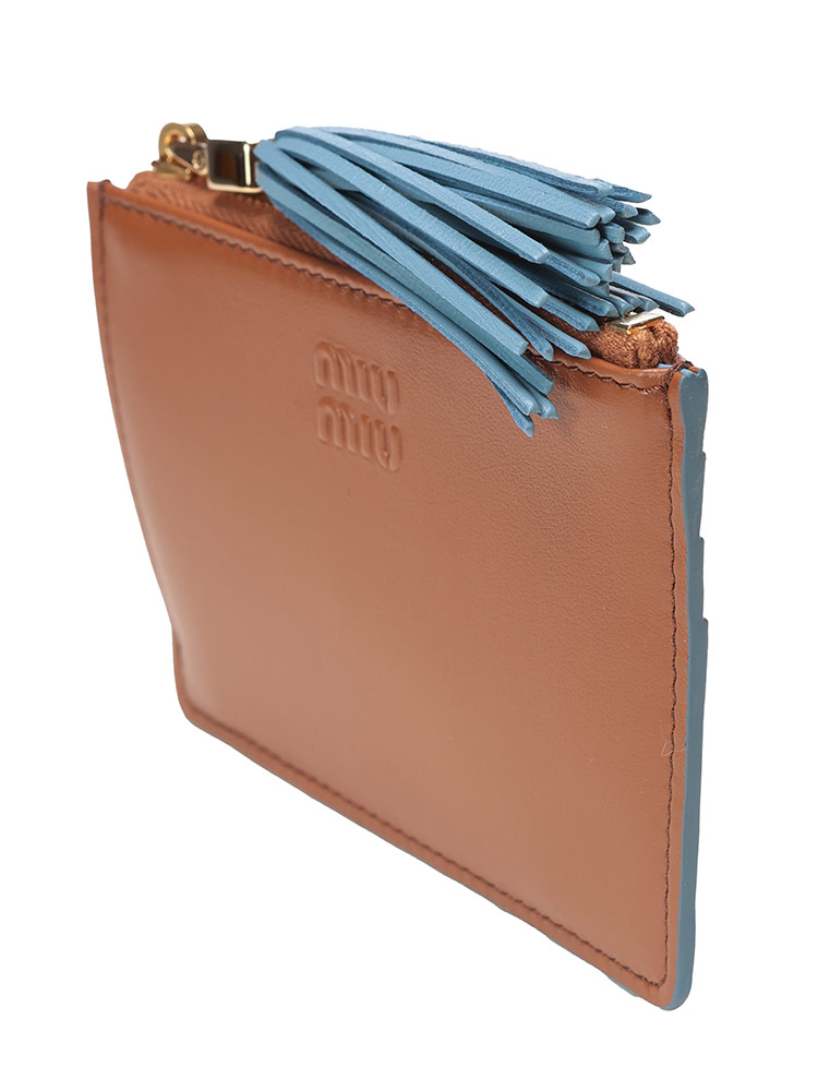 miu miu（ミュウミュウ） カードケース 財布 レディース タッセル