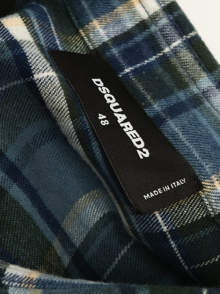 DSQUARED2（ディースクエアード） シャツ 長袖 メンズ フランネル