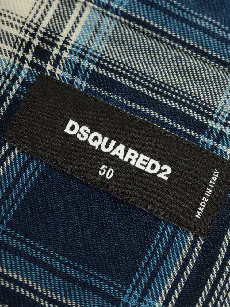 DSQUARED2（ディースクエアード） シャツ 長袖 トップス メンズ ライン