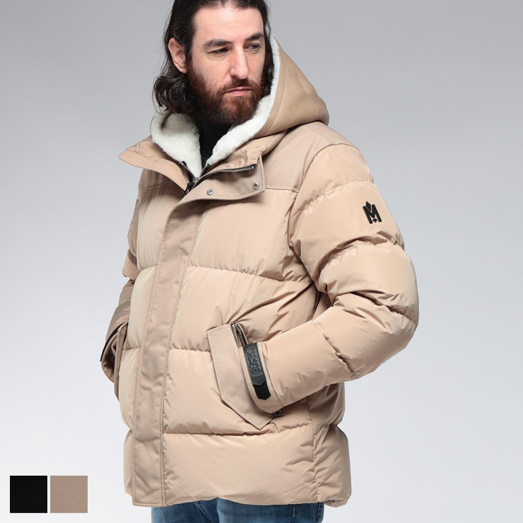 Mackage マッカージュ メンズ ダウン ブルゾン ムートンレイヤード