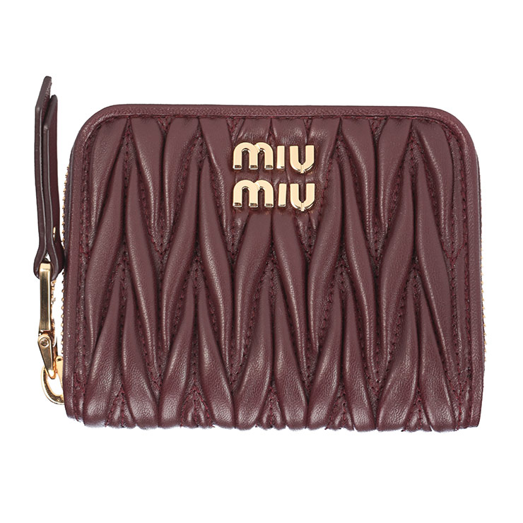 miu miu（ミュウミュウ） ウォレット レディース ナッパレザー
