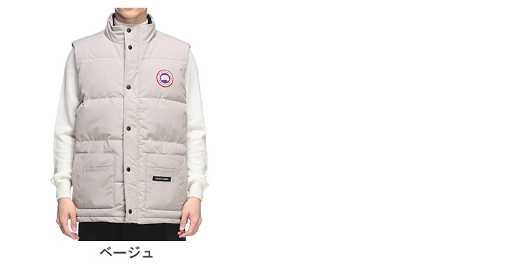 CANADA GOOSE（カナダグース） ダウン ベスト メンズ スタンド ダブル