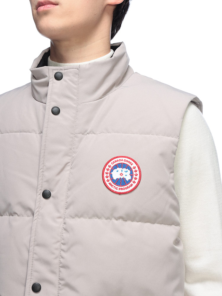 CANADA GOOSE（カナダグース） ダウン ベスト メンズ スタンド ダブル