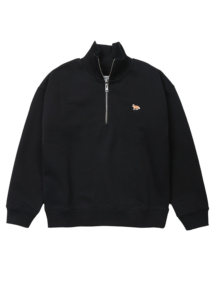 メゾンキツネ スウェット ハーフジップ アイボリー レディース L トレーナー MAISON KITSUNE（メゾン キツネ） スウェットシャツ MW00304KM0341