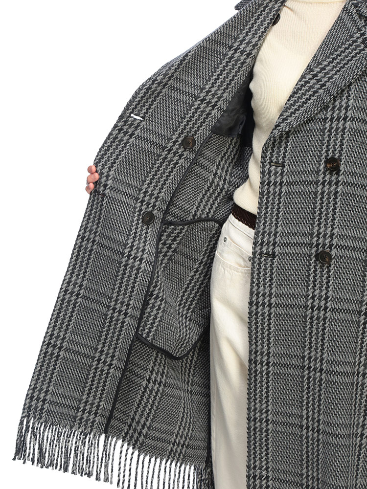 【極美品 未使用品】マックスマーラ　ステュディオ　スプリングコート　チェック柄 MAXMARA WEEKEND LINE（マックスマーラウィークエンドライン