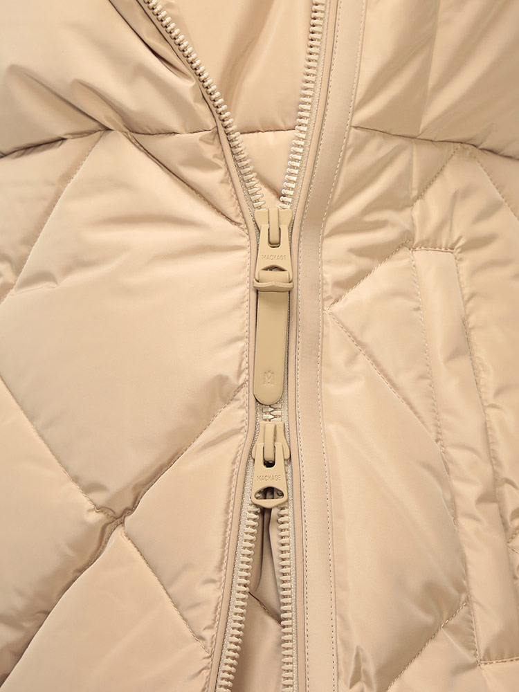 Mackage マッカージュ ダウン コート レディース ロング丈 フード