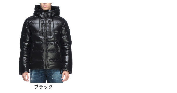 Mackage マッカージュ ダウン メンズ ダウンブルゾン ロゴ ワッペン