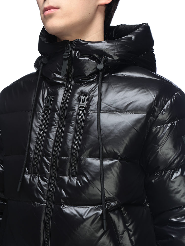Mackage マッカージュ ダウン メンズ ダウンブルゾン ロゴ ワッペン
