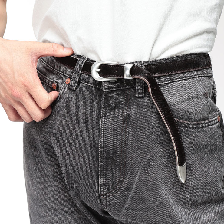 Our Legacy（アワーレガシー） ベルト メンズ カーフヘアー レザー