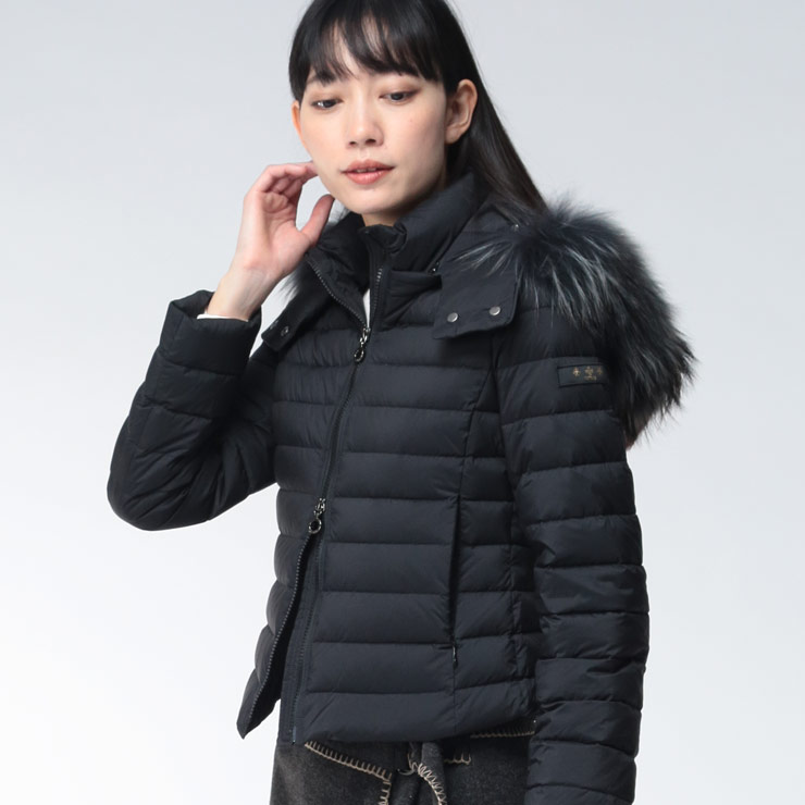 TATRAS（タトラス） ダウン ブルゾン レディース ショート丈 ラクーン