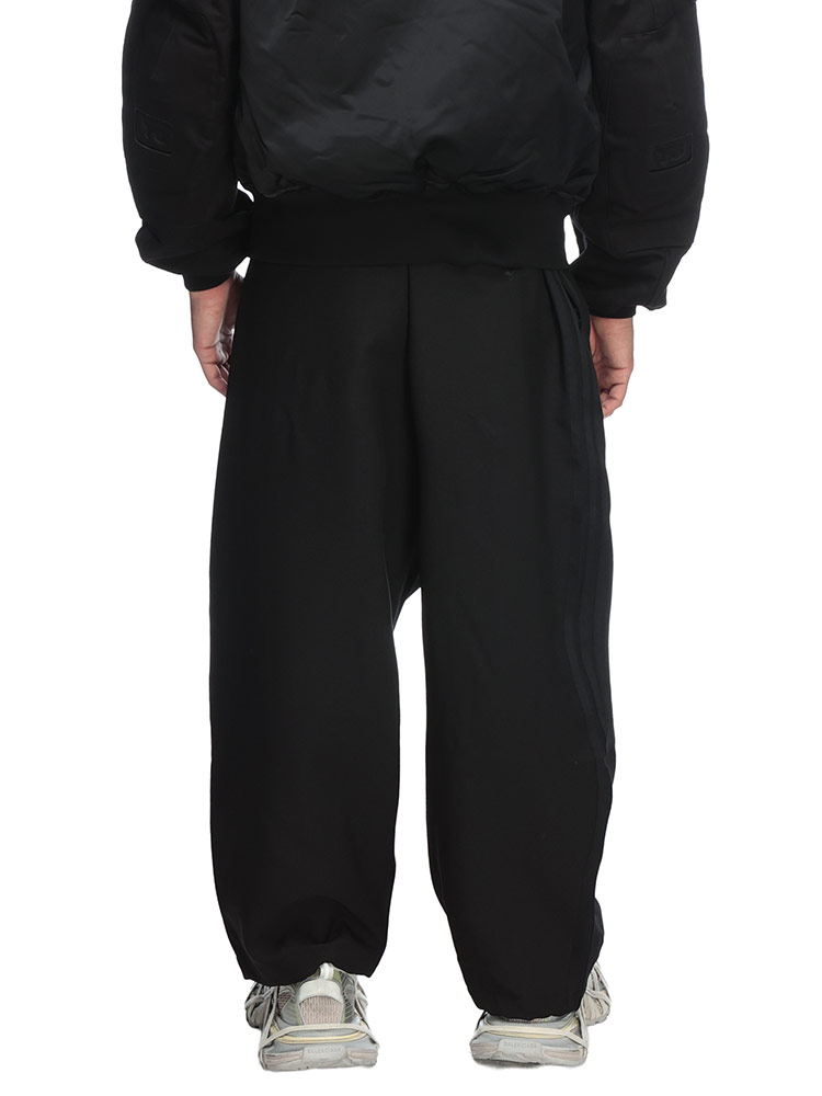 Y-3 ワイスリー パンツ メンズ ワンサイド ストライプ ワイド トラック