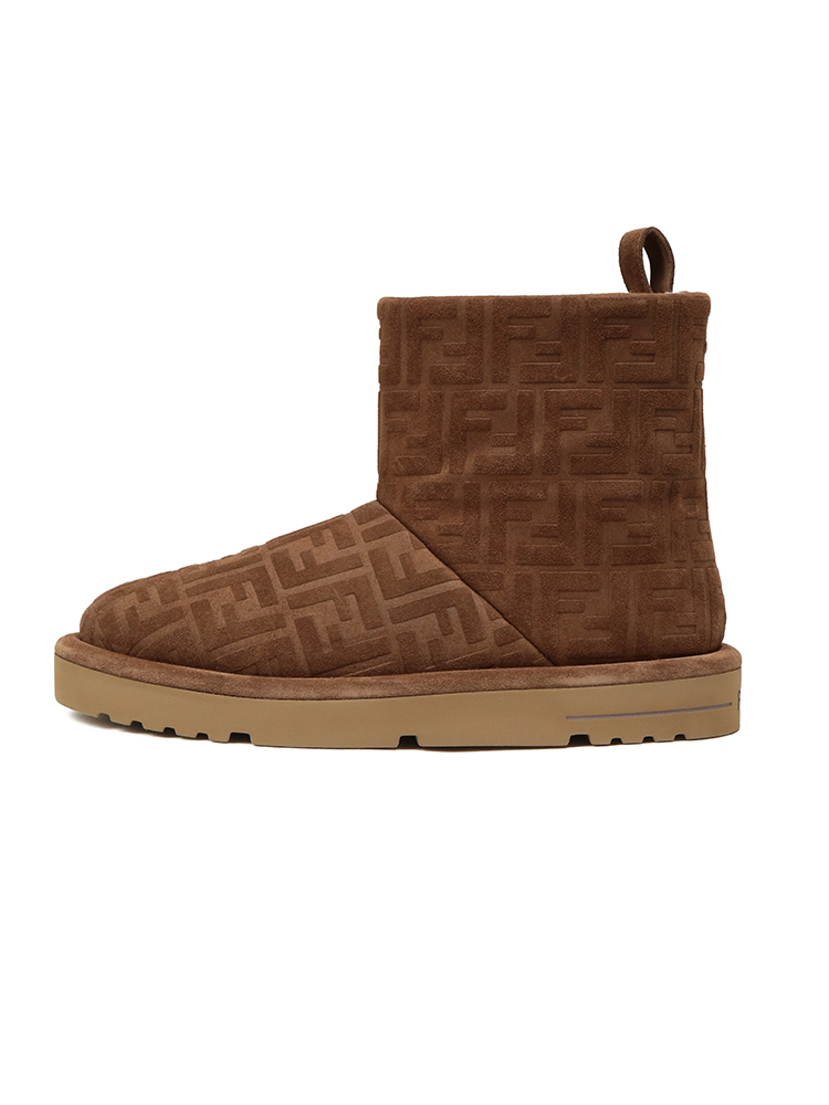 FENDI（フェンディ） ブーツ メンズ ロゴ FFモチーフ スエード