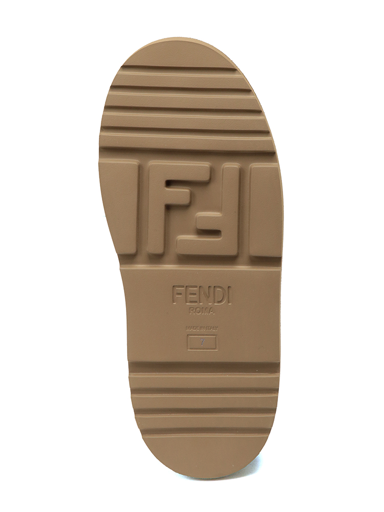 FENDI（フェンディ） ブーツ メンズ ロゴ FFモチーフ スエード