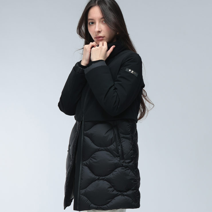 TATRAS（タトラス） ダウン ブルゾン レディース ロゴ ジャージコンビ