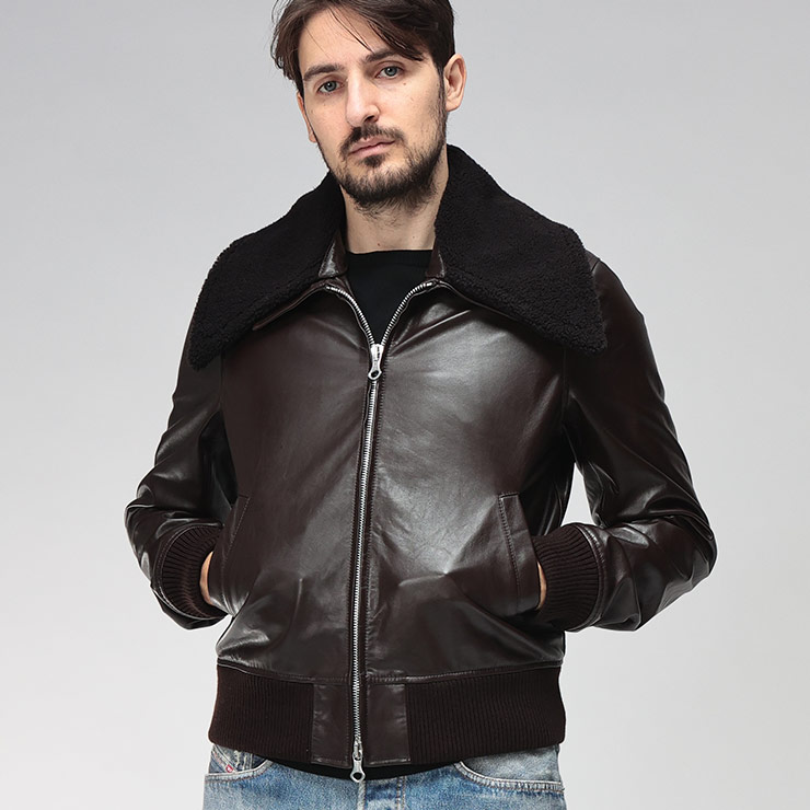 our legacy レザージャケット サイズ48 OURLEGACY】ALLEY JACKET Heavy Grain Black Leather (OUR LEGACY