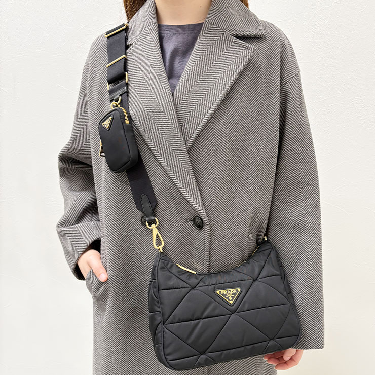 PRADA（プラダ） バッグ レディース ロゴ トライアングルロゴ パデット