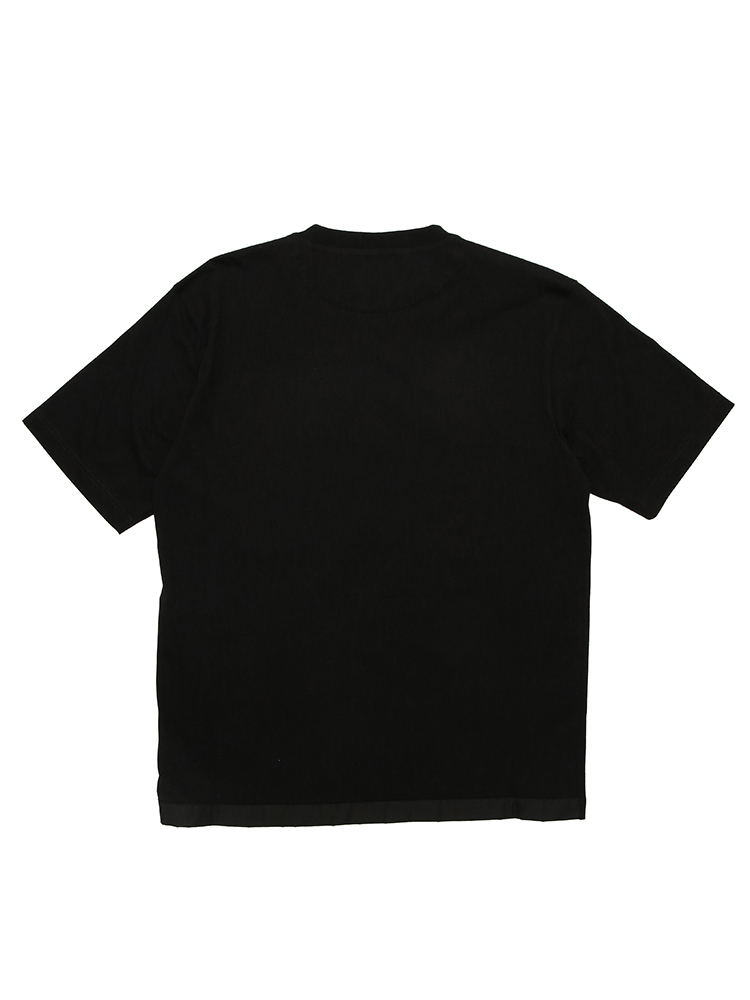 PRADA ブラック Tシャツ ポケット付き(並行輸入) PRADA（プラダ） Tシャツ メンズ ロゴ ポケット トライアングルロゴ