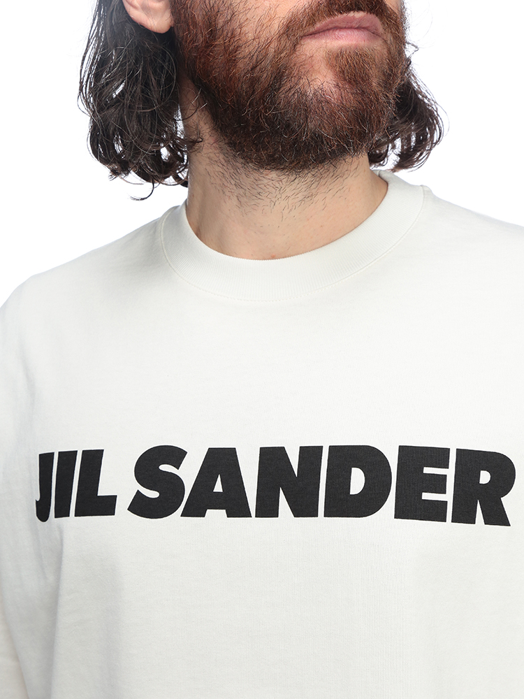 JIL SANDER（ジルサンダー） Tシャツ メンズ ロゴ プリント クルー