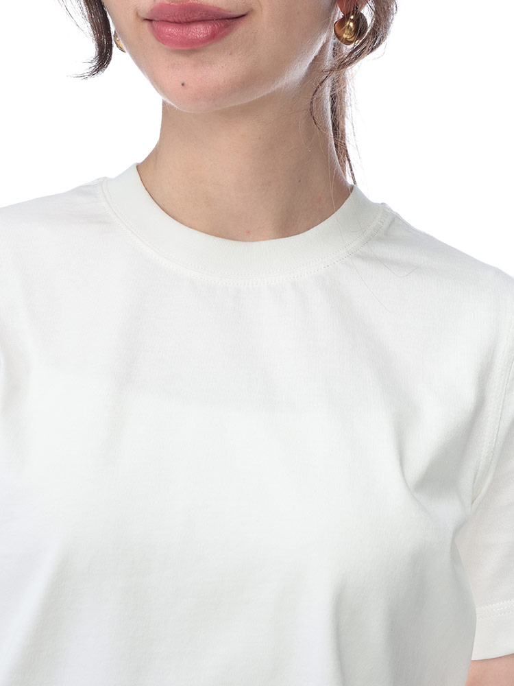 バーバリー　半袖Tシャツ　サイドノバチェック　ホワイト　S 8080856 BURBERRY（バーバリー） Tシャツ レディース ロゴ チェックラベル