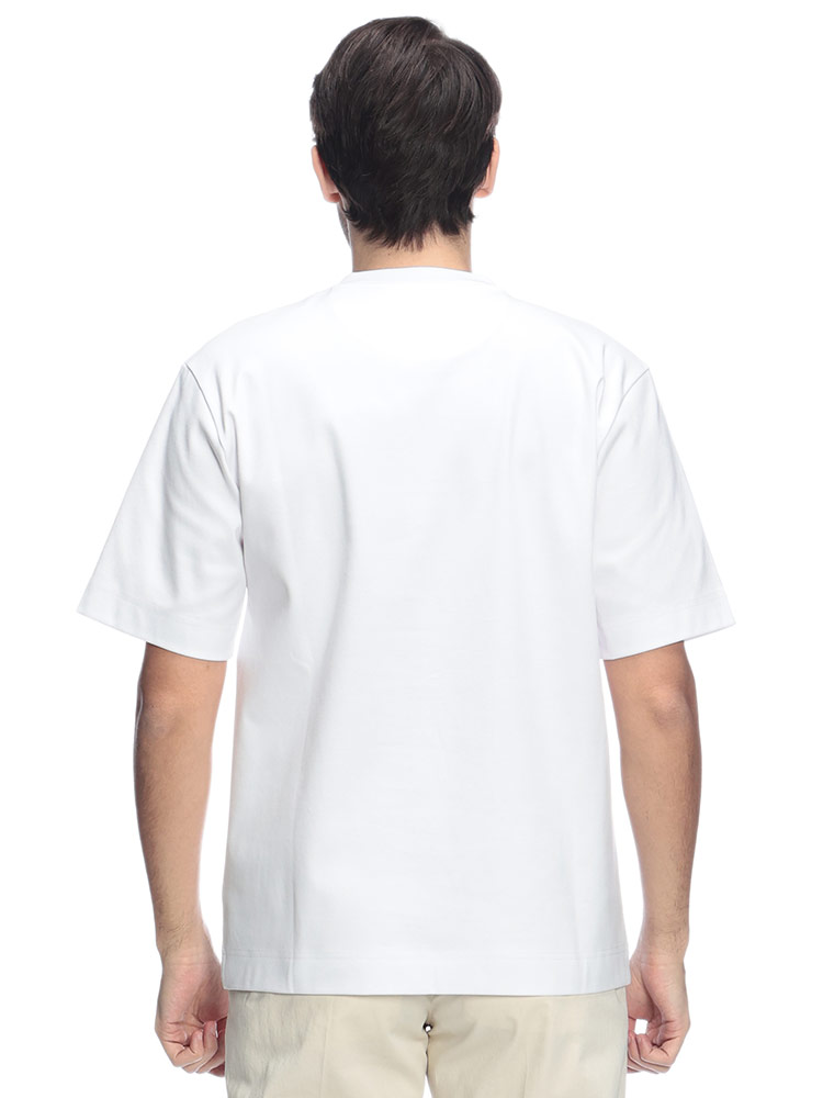 FENDI（フェンディ） メンズ Tシャツ 半袖 ロゴ ワンポイント クルー