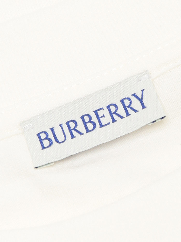BURBERRY（バーバリー） メンズ Tシャツ 半袖 ロゴ チェック ラベル