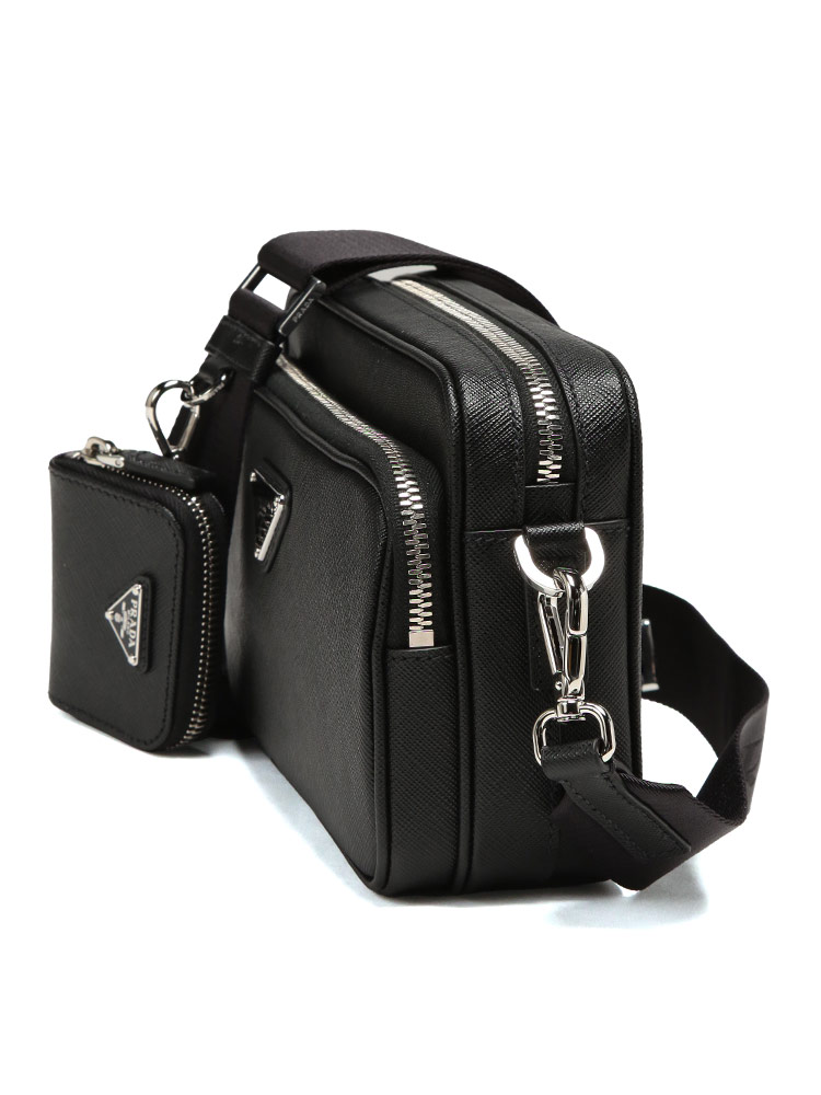 PRADA（プラダ） バッグ メンズ トライアングル ロゴ サフィアーノ