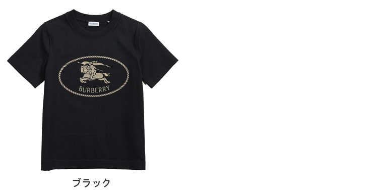BURBERRY（バーバリー） レディース Tシャツ 半袖 ロゴ 刺繍 ナイト