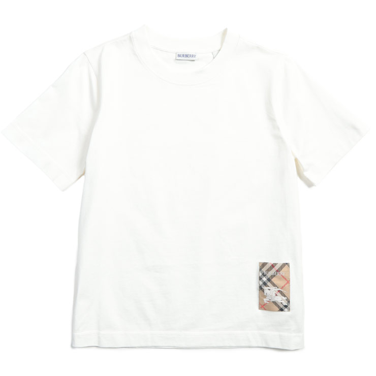 BURBERRY（バーバリー） レディース Tシャツ 半袖 ロゴ 刺繍 チェック