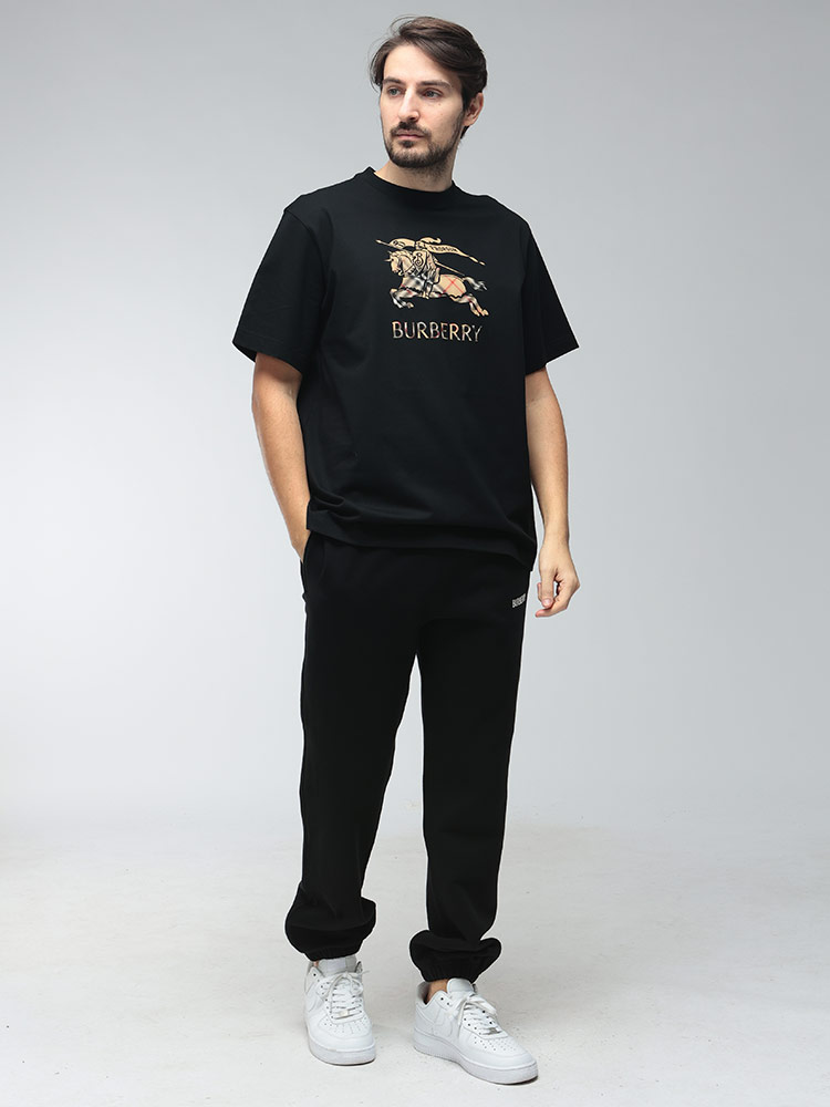 BURBERRY（バーバリー） メンズ Tシャツ 半袖 ロゴプリント チェック