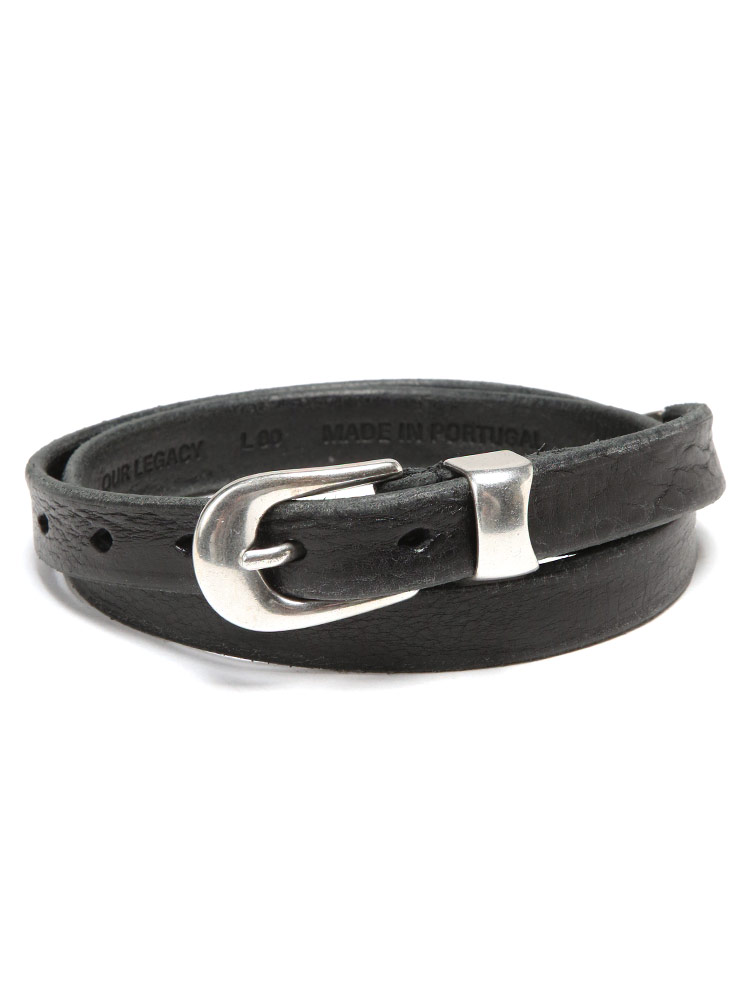 Our Legacy（アワーレガシー） メンズ ベルト カーフレザー 2cm幅 ピン