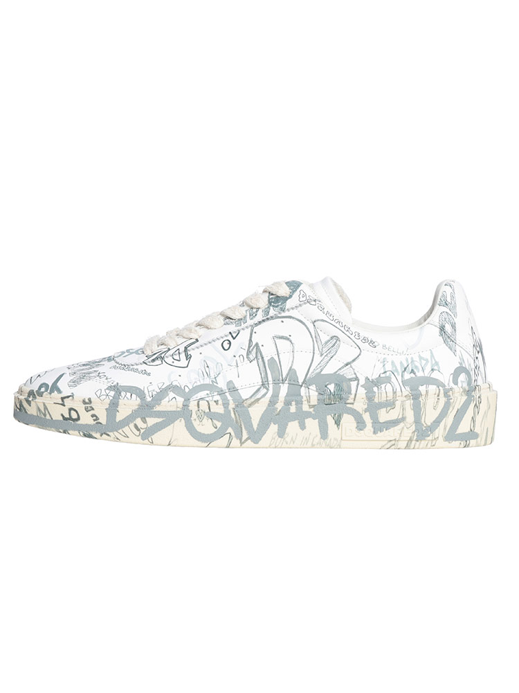 DSQUARED2（ディースクエアード） メンズ スニーカー ロゴ プリント 総
