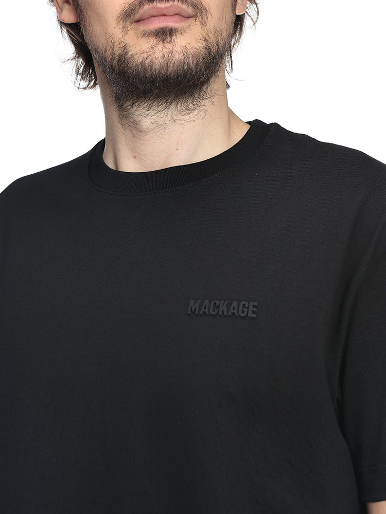 Mackage マッカージュ メンズ Tシャツ 半袖 MKGTEER6胸ロゴ クルー