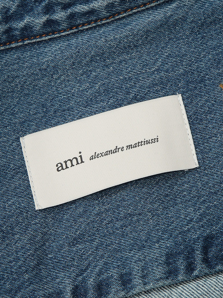 AMI Alexandre Mattiussi アミパリス AMI PARIS メンズ デニムシャツ