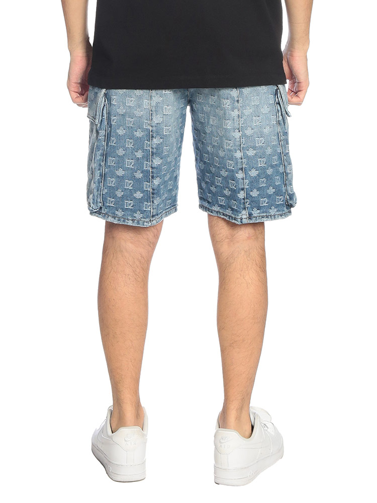 DSQUARED2（ディースクエアード） メンズ ショートパンツ 総柄ロゴ